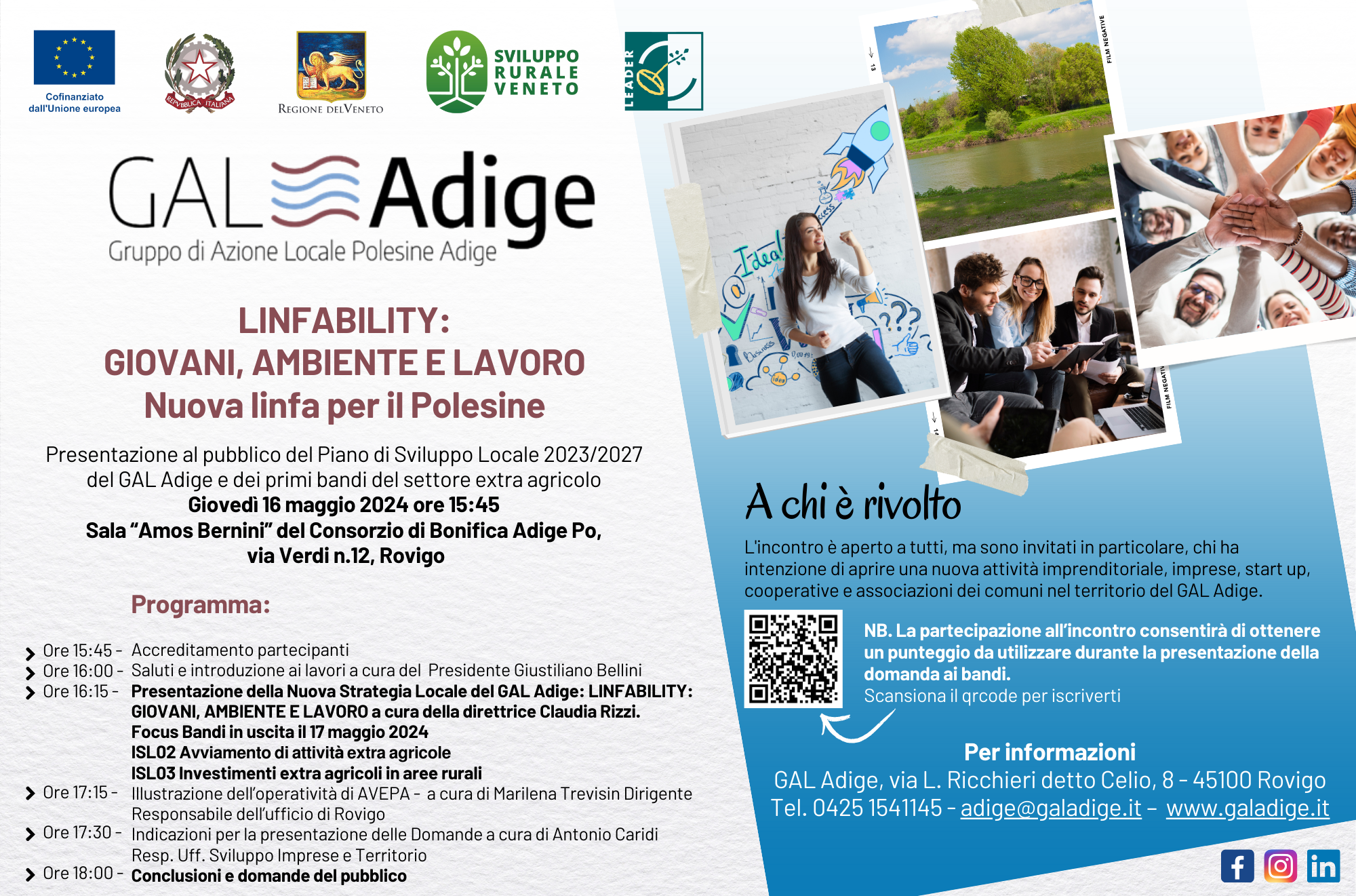 Programma Evento GSL Adige 16 05 24